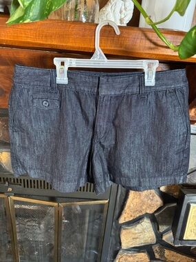 LOFT Dark Charcoal Denim-Style Women's Shorts